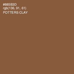 #885B3D - Potters Clay Color Image
